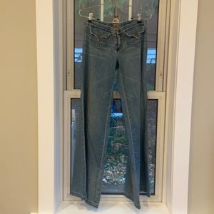 Super fun GoldSign wide leg jeans. Sz 27
